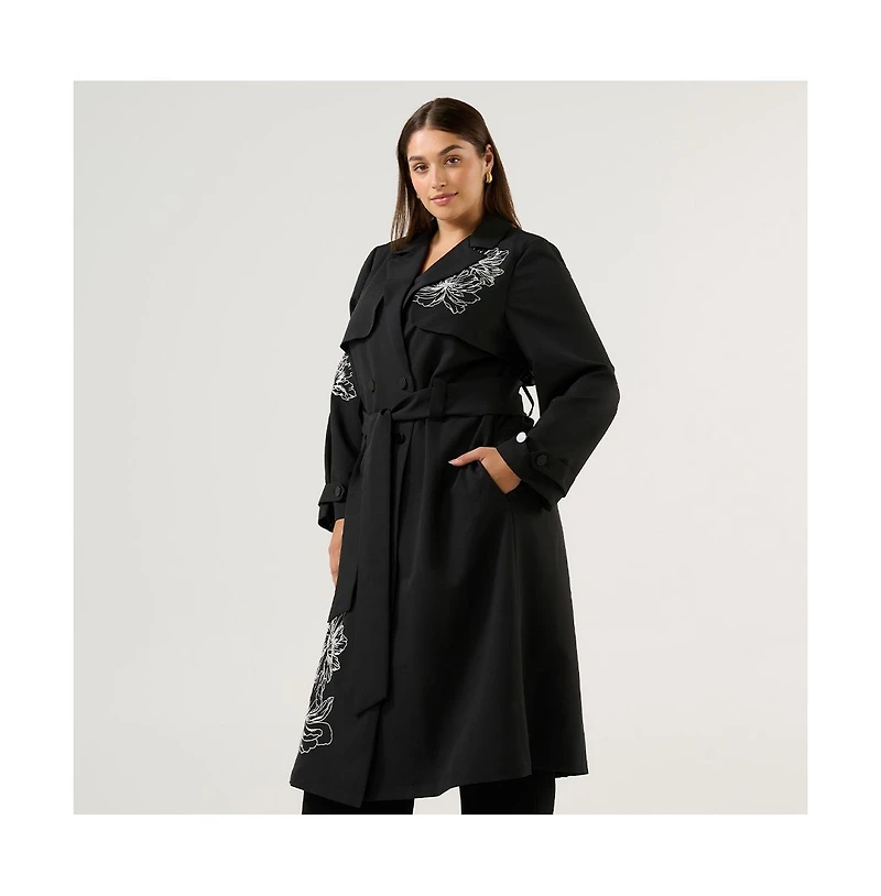 Estelle Women's Monet Embroidered Trench