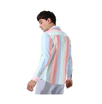 Campus Sutra Men's Multicolour Roman Striped Shirt