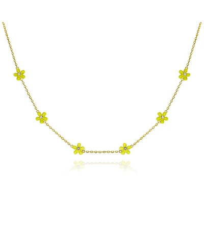 Anna Zuckerman Petit Rosie Yellow Necklace