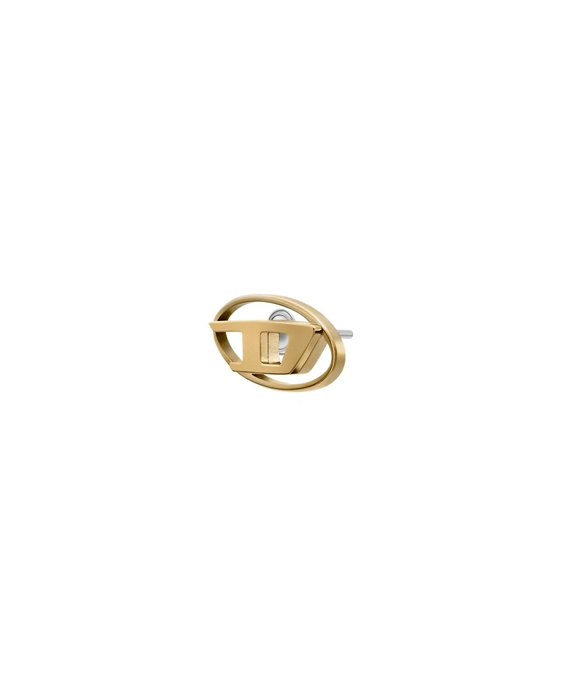 Diesel Men's Gold-Tone Stainless Steel Stud Earring