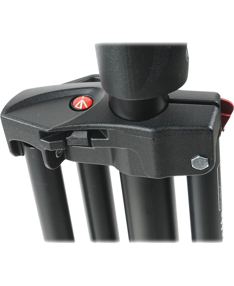 Manfrotto 1005BAC 107" Air Cushioned Aluminum Ranker Light Stand with 3-Sections & 2 Risers, Black