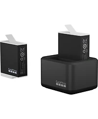 GoPro Dual Battery Charger and 2x Enduro Li-Ion Battery for HERO12/11/10/9 Black Camera