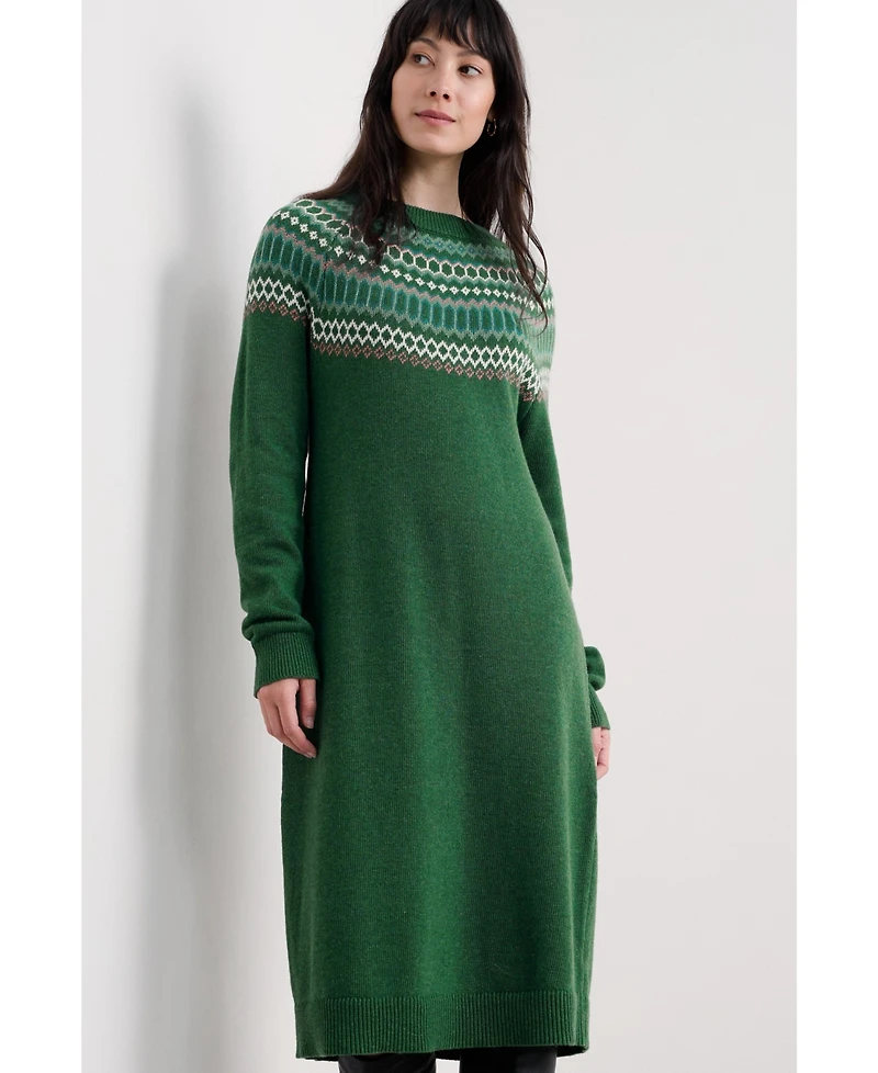 Seasalt Cornwall Women's Bird Ring Long Sleeve Dress