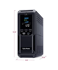 CyberPower CP1500AVRLCD3 1500VA/900W Intelligent LCD Mini-Tower Ups, Nema 5-15P