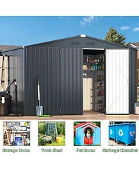 Aecojoy 10'x10' Outdoor Storage Shed