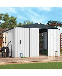 Aecojoy 10'x10' Outdoor Storage Shed