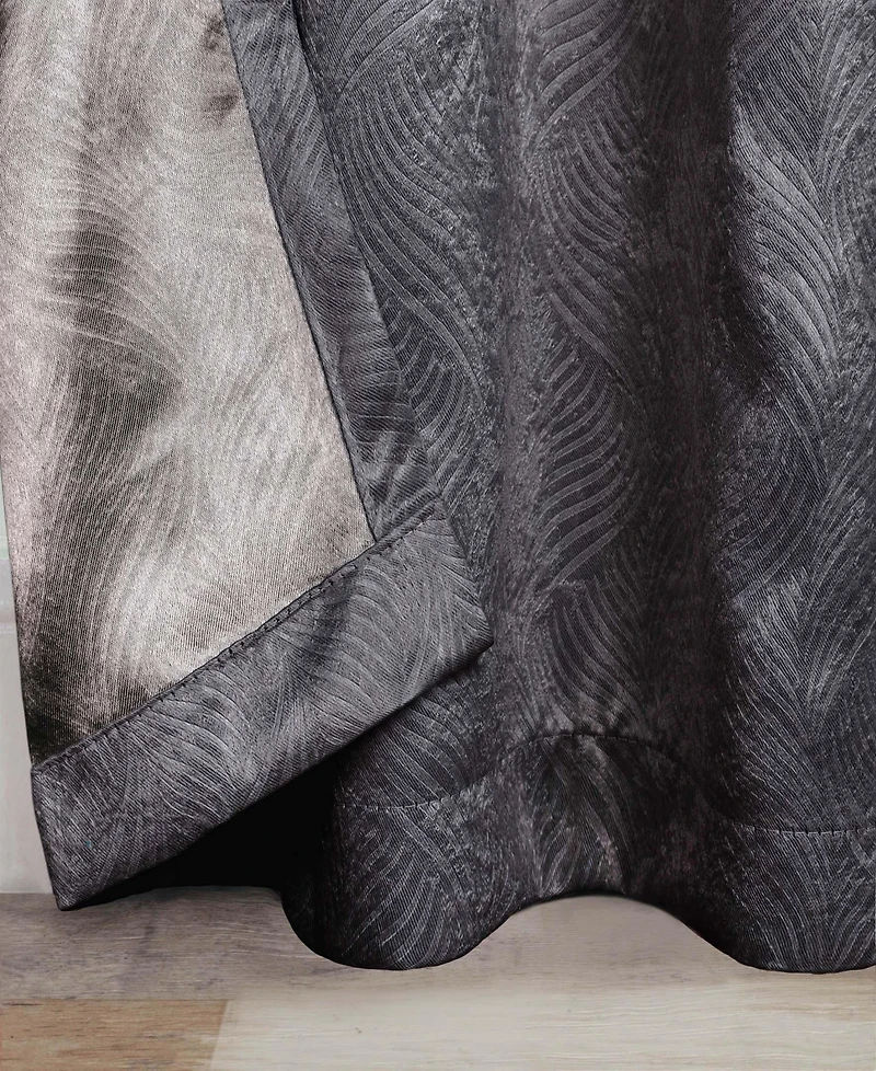 Superior Modern Solid Room Darkening Grommet Top Curtains, 52" x 120" (Set of 2)