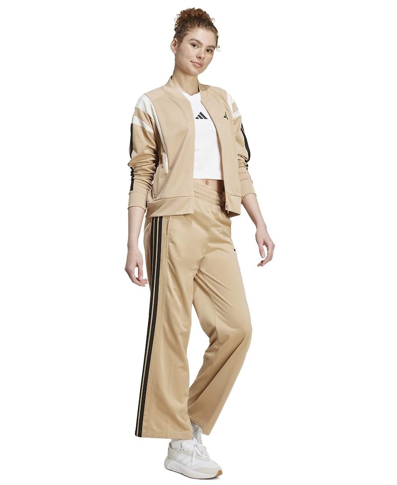 adidas Women's 3-Stripes Fashion Mid-Rise Pants