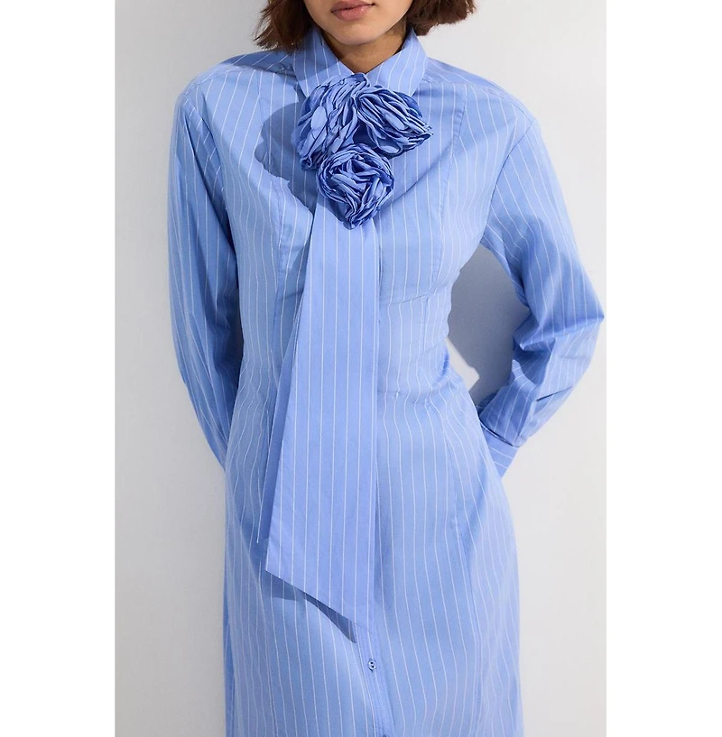 Karen Millen Woven Shirt Midi Dress