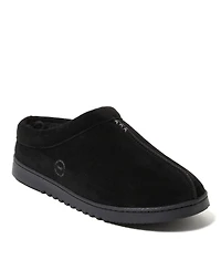 Dearfoams Men's Dean Genuine Suede Clog House Shoe Slipper