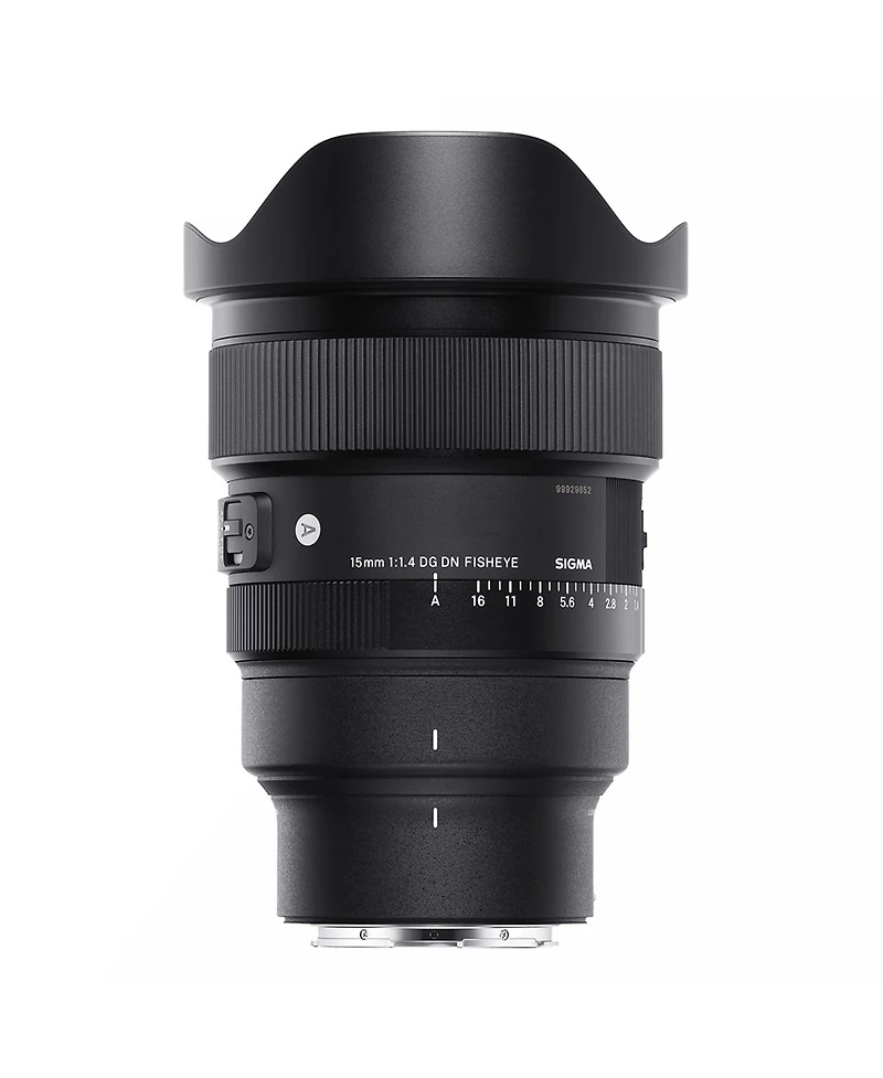 Sigma 15mm f/1.4 Dg Dn Diagonal Fisheye Art Lens for L Mount, Black, Bundle with Lens Wrap, Lens Shade, Cleaning Kit, Lens Cap Tether and Cleaning Clo