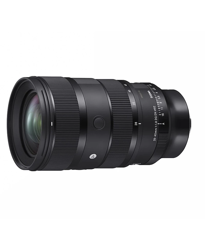 Sigma 28-45mm f/1.8 Dg Dn Art Lens for L Mount, Black, Bundle with 82mm Filter Kit, Lens Wrap, Cleaning Kit, Lens Cap Tether and Cleaning Cloth