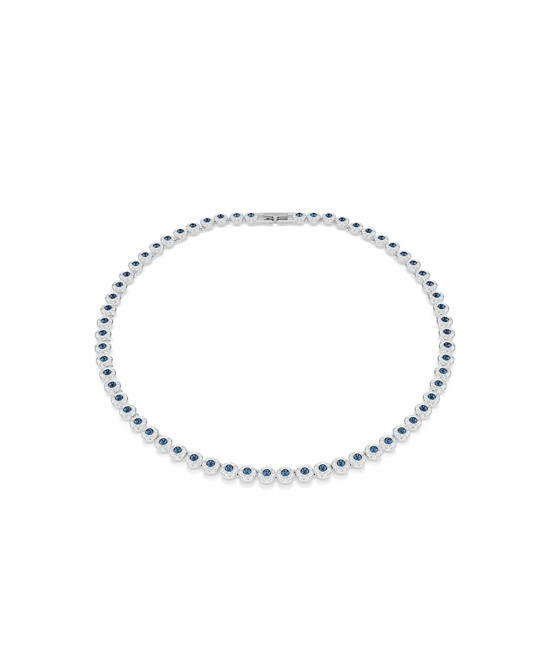 Swarovski Una Angelic Rhodium Plated Tennis Necklace