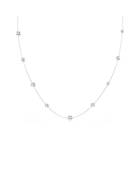 Swarovski Una Angelic Strandage Rhodium Plated Necklace