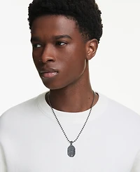 Swarovski Dextera Octagon Ruthenium Plated Pendant Necklace