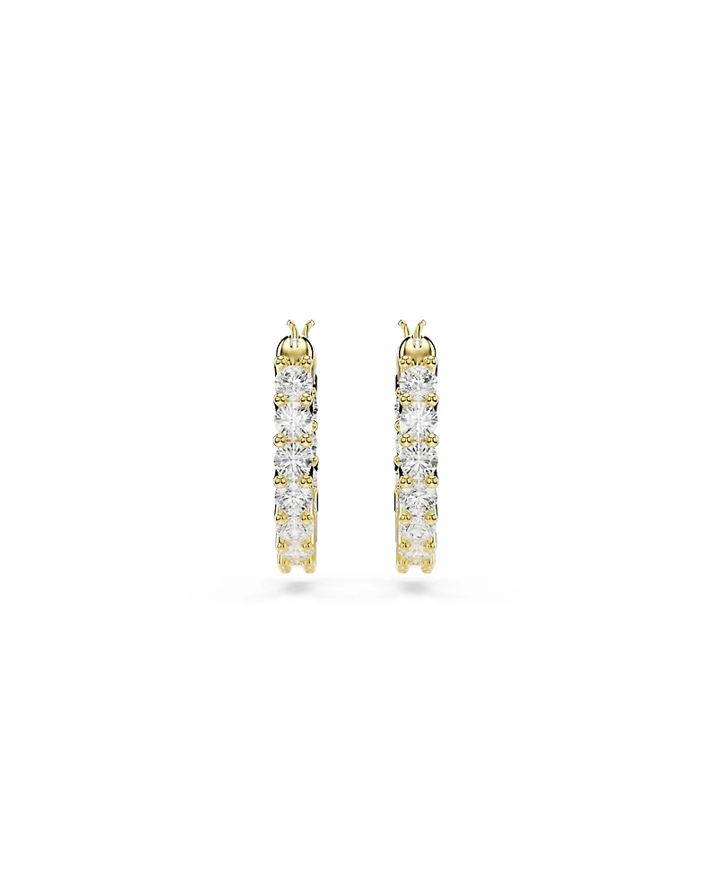 Swarovski Matrix Vittore Gold-Tone Plated Hoop Earrings