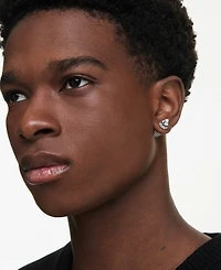 Swarovski Sublima Ruthenium Plated Stud Earrings