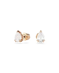 Swarovski Stilla Rose Gold-Tone Plated Stud Earrings