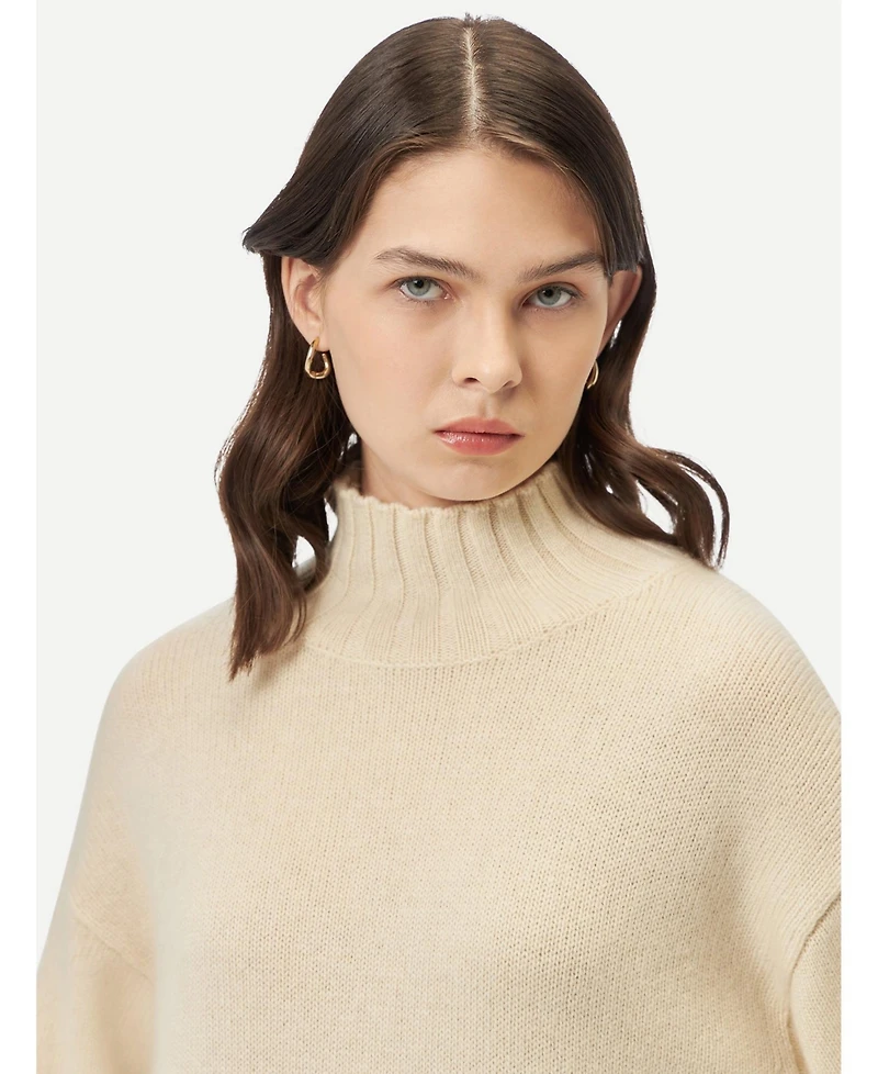 Gobi Cashmere Women's Relaxed-Fit Cashmere Turtleneck