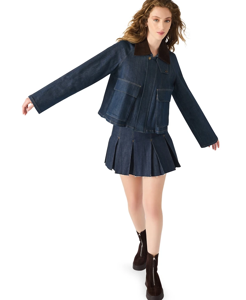 Steve Madden Women's Justina Collared Jacket