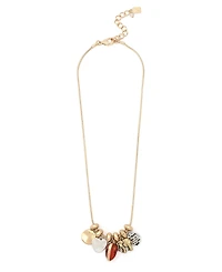 Robert Lee Morris Soho Gold Heirloom Charms Bib Necklace