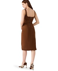 Steve Madden Women's Scoop Neck Midi Dress