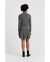 Chinti & Parker Women's Wool-Cashmere Mini Skirt