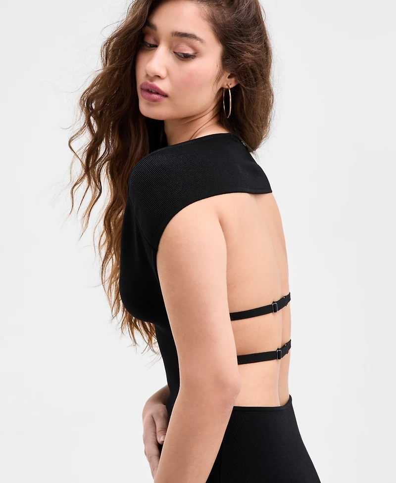 Guess Women's Katiya Open-Back Mini Dress
