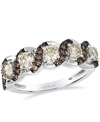 Le Vian Nude Diamond (0.78 ct. t.w.) and Chocolate Diamond ( 0.22 ct. t.w.) Ring in 14K Vanilla Gold