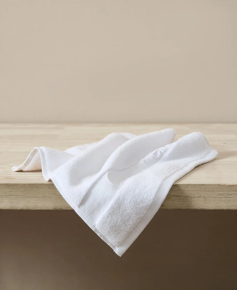 Calvin Klein Iconic Cotton Jacquard Washcloth, 13" x 13"