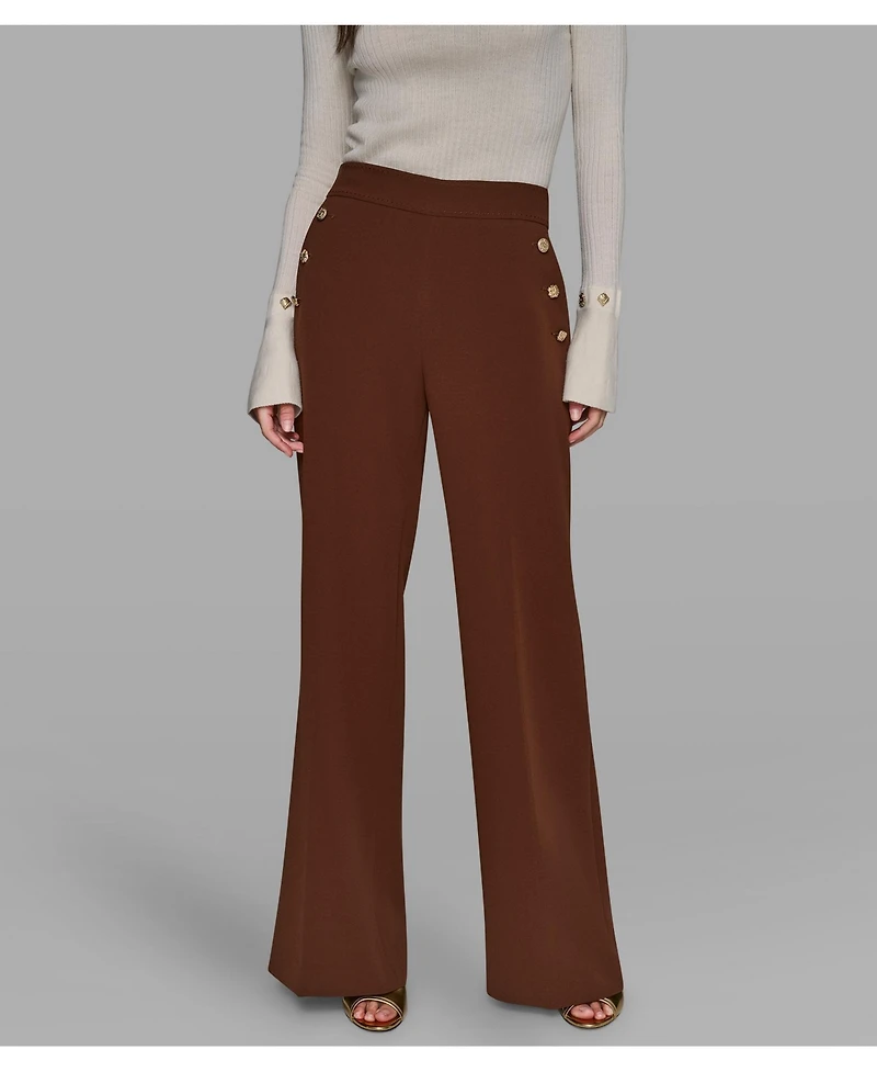 Karl Lagerfeld Paris Women's Wide Leg Pants