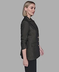 Karl Lagerfeld Paris Women's Long Sleeves Blazer