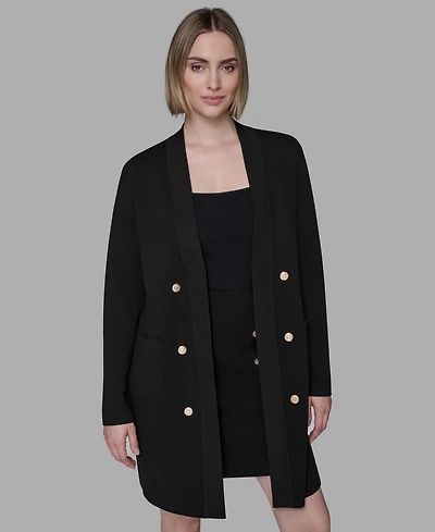 Karl Lagerfeld Paris Women's Long Sleeves Cardigan Sweater
