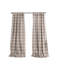 Elrene Home Fashions Grainger Buffalo Check Blackout Window Curtain