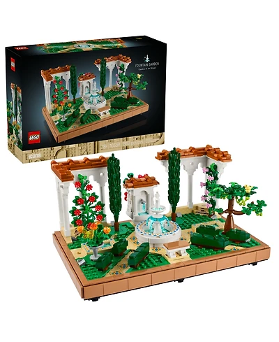 Lego Icons Fountain Garden Building Set
