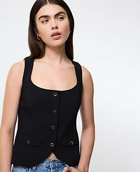 French Connection Women's Azra Square Neck Top