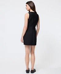 French Connection Women's Structured Sleeveless Mini Dress