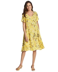 Woman Within Plus Short Crinkle Dress