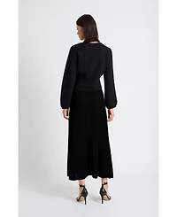 Chinti & Parker Women's Laura Whitmore Embelished Bow Cardigan