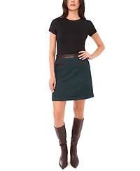 Vince Camuto Women's Solid Mini Skirt