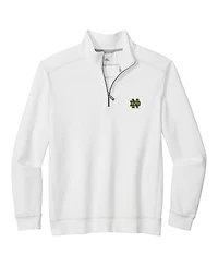 Tommy Bahama Men's White Notre Dame Fighting Irish Montego Bay Half-Zip Jacket