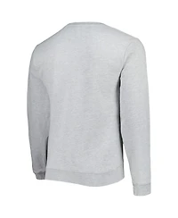 League Collegiate Wear Men's Heather Gray Penn State Nittany Lions 1965 Arch Essential Lightweight Pullover Sweatshirt