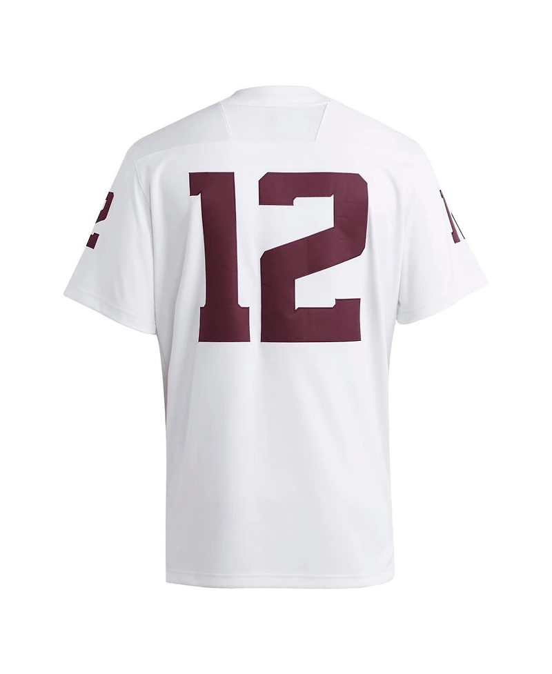 Adidas Men's 12 White Texas A M Aggies Premier Jersey