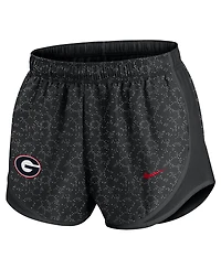 Nike Women's Black Georgia Bulldogs Tempo Pattern Dri-fit Shorts