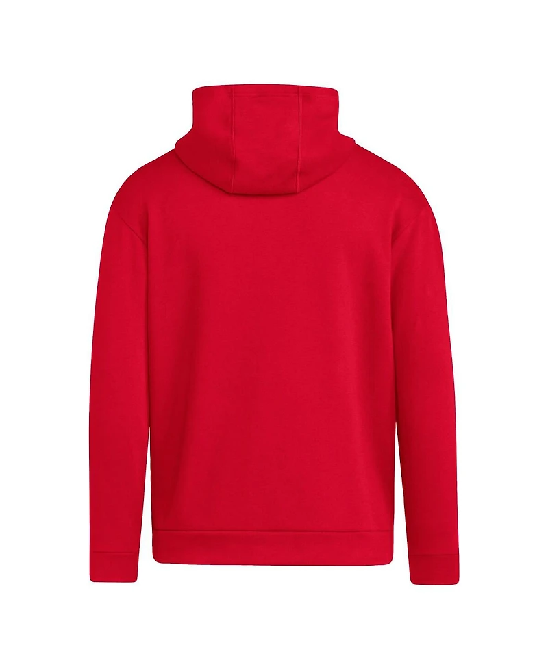 Adidas Men's Red St. John's Storm Pullover Hoodie
