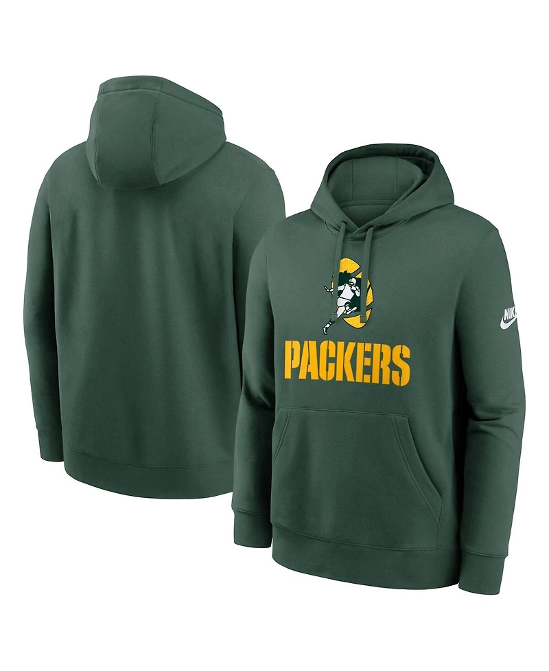 Nike Men's Green Bay Packers Best Season Rewind Club Pullover Hoodie