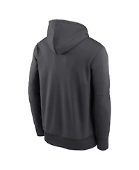 Nike Men's Anthracite Indianapolis Colts Toss Sweep Performance Pullover Hoodie