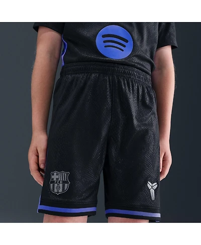 Nike Big Boys and Girls Black Barcelona 2025/26 Dri-fit Stadium Shorts