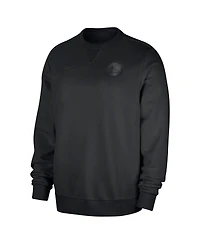 Nike Men's Black Golden State Warriors Authentic Standard Issue Travel Performance Pullover Sweatshirt