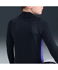 Nike Big Boys and Girls Black Barcelona 2025/26 Strike Drill Quarter-Zip Long Sleeve Top